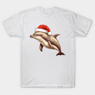 Santa Dolphin T-Shirt